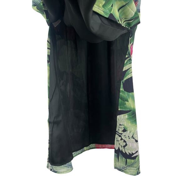 Tommy Bahama Celebration Tropical Floral Maxi Dress Green Size XXS - Picture 8 of 12